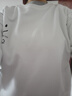 西域骆驼（VANCAMEL）卫衣男圆领秋季长袖t恤男装潮流套头宽松休闲打底衫 白色 2XL 实拍图