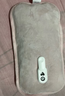彩虹热水袋暖手宝充电暖宝宝暖水袋注水暖手袋热敷暖肚子暖脚 灰色 实拍图