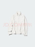 优衣库女装HEATTECH弹力摇粒绒半拉链套头衫/打底衫479693 01 乳白色 3XL /170/108C 实拍图