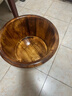 川柏香实木泡脚桶木桶洗脚盆木桶家用足浴桶泡脚木质香柏木碳化木制脚盆 26cm 【高温碳化按摩】+艾草60包 实拍图