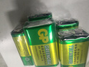 超霸（GP）9V10粒 碳性方块电池九伏适用于万能表/无线麦克风/电子仪表等商超同款电池 实拍图