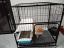京喜自营-专用品牌猫笼子超大室内猫别墅多层猫舍送货上门 【爆款】方管款-黑色双层78*55*85 套餐二：七件套 实拍图