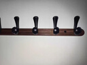 居臣仕胡桃木挂钩试衣间免打孔入户门后挂衣架墙上壁挂玄关衣服帽挂衣钩 【北美黑胡桃木】8黑钩实木加厚 实拍图