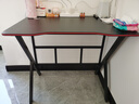 奥伦福特  电脑桌台式家用电竞游戏桌办公书桌简约书房写字桌子 碳纤维纹路单桌-80*60 升级款电竞桌 实拍图