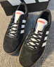 adidas「T头鞋」VL COURT复古休闲板鞋德训鞋男女阿迪达斯轻运动   黑色/白色   41 实拍图