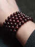 龍隐正宗小叶紫檀手串男女士款文玩手链檀香木佛珠子转运正品高端情侣 带金星款8mm*108颗（京仓速发） 实拍图
