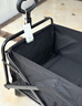 原始人（The Primitive）露营推车营地拖车户外折叠超大野营手拉车遛娃小推车野餐车桌板 160L 升级款曜黑【静音万向轮】 实拍图