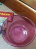 【京东物流】洗脸盆加大加厚家用大号洗菜盆洗衣盆内裤收纳盆子 紫红 小号23*9cm-加厚不怕摔【活动款】 实拍图