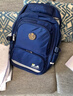 史努比（SNOOPY）小学生书包男孩学院风护脊减负1-4-6高年级儿童初中生双肩背包 蓝 实拍图
