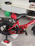 永久（FOREVER）儿童自行车男女款小孩单车可折叠脚踏车4-6-8-10岁辅助轮14寸红色 实拍图