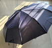 天堂 全自动雨伞三折 10骨加固一键开收易甩干简约晴雨伞 藏青 实拍图