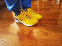 YONEX尤尼克斯羽毛球鞋yy男女同款训练透气缓震SHB101CR 黄紫 38 实拍图