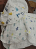 洁丽雅（Grace）A类纯棉婴儿纱布浴巾男女宝宝洗澡巾新生儿用品大毛巾被105*105cm 实拍图