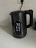 美的（Midea）电热水壶烧水壶养生自动断电一体316L母婴级不锈钢 1.7L恒温多段调温彩屏触控冲泡奶粉水壶SHE1750 实拍图
