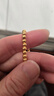 喜上眉梢喜饰黄金古法金珠999足金散珠硬金光面磨砂转运珠路路通圣诞礼物 4mm 重工古法珠单颗  0.25 实拍图