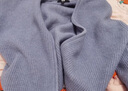 优衣库女装舒芙蕾拉链针织开衫/毛衣毛衫外套480490 62 粉蓝色 M /160/84A 实拍图