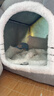 阿柴与猫猫窝半封闭式房子型冬季保暖网红猫屋猫咪床四季通用狗房子宠物窝 实拍图