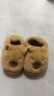 卡皮巴拉冬季儿童包跟棉鞋保暖居家毛毛EVA底防滑中小童宝宝棉拖 升级版环保材质浅咖色 12 32/33鞋内长19.5适合脚长18.5 实拍图