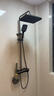 九牧王全铜恒温花洒全套家用一整套淋浴数显增压套装枪灰色卫浴十大品牌 501枪灰恒温【氛围灯/恒温数显】 免费上门安装 实拍图