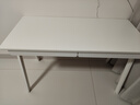 华舟实木书桌简约小户型家用写字桌台式电脑桌卧室学习桌 1.2米白色 实拍图