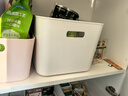 懒角落带盖收纳箱桌面收纳盒加大号衣物收纳筐厨房零食杂物整理篮三件套 实拍图