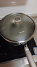 小熊（Bear）有钛无涂层不粘炒锅陶瓷炒菜锅 32cm家用平底锅燃气灶JG043-P02 实拍图