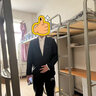 左斯客面试正装男休闲西装男套装伴郎新郎结婚服黑色职业春秋外套潮男 黑色(西服+西裤+衬衫)领带 2XL 实拍图