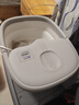 美的(Midea)折叠保暖泡脚桶自动按摩暖脚泡脚盆洗脚盆活氧气泡内支撑年货生日礼物送男女友MK-AJ0301 实拍图
