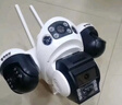 镭威视4g三摄像头室户外终身免流量监控器家用无需连wifi手机远程360度无死角带高清夜视全景不网线农村 实拍图