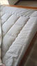 洁丽雅100%里外全棉棉花床垫床褥家用宿舍单双人加厚棉絮被褥垫子榻榻米 白色【里外全棉 A类品质】 双人床：150*200cm约4斤 实拍图