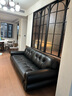 儒黛黑糖云朵真皮沙发头层牛皮中复古法式轻奢一字直排黑色客厅小户型 金属款-2.55米直排-可视面真皮 Ultra 细腻肤感半青皮（1.4-1.6mm） 实拍图