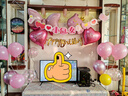 多美忆生日场景布置女孩生日气球儿童道具氛围装饰快乐桌飘装扮粉色套餐 实拍图