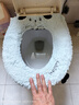 收米马桶垫加厚保暖冬季粘贴式厕所坐便器马桶圈卡通防水马桶坐垫家用 加厚保暖【蓝色】羊羔绒拉链款 实拍图