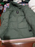 京东京造羽绒服男鸭绒加厚防寒工装面包服短款冬季外套衣服 橄榄绿 L 实拍图