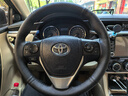 淄客适用丰田真皮手缝方向盘套卡罗拉雷凌荣放凯美瑞亚洲龙锋汉威兰达 头层牛皮 小牛皮黑皮侧孔黑线 实拍图