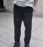 李宁裤子秋冬男运动休闲裤宽松透气长裤直筒户外跑步针织卫裤黑色2X 实拍图