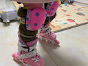 乐秀（ROADSHOW）轮滑鞋儿童专业可调滑冰鞋男女童初学者轮滑鞋3-6-12岁RX1S溜冰鞋 【锁轮款】粉色R8套装送礼包 S 小码(28-31适合2-5岁) 实拍图