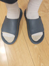 京东京造【3.5cm踩屎感】eva厚底拖鞋男士防臭休闲凉拖鞋 碳灰 44-45 实拍图
