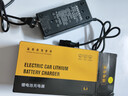 【京东物流】电动车锂电池充电器48V充满自停T型品字头卡侬头DC头 48V3.2A品字头【输出电压54.6V】 充满自停【锂电池专用】 实拍图