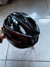 柯娜洛宾骑行头盔自行车头盔公路车山地车头盔男女通用轻便透气户外装备 黑白款一体成型多孔透气+防风镜 实拍图
