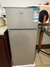 荣事达（Royalstar）小冰箱小型家用出租房双门一级能效宿舍冷藏冷冻两用节能电冰箱 86A158【一级能效】【三天不到1度电】银 实拍图