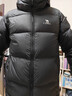 骆驼（CAMEL）抱抱户外羽绒服鸭绒加厚面包服秋冬拒水保暖时尚潮流防风运动外套 幻影黑，男女同款，A1W2PN121N5 XL 实拍图