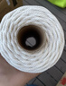 九千谷棉绳粗 捆绑装饰棉线绳编织挂毯绳diy棉绳包粽子线4毫米100米5990 实拍图
