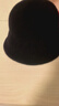 玖慕（JIUMU）纯羊毛保暖渔夫帽秋冬季显脸小盆帽优雅礼帽冬帽防风防寒帽子女 实拍图