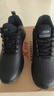 特步运动鞋男鞋跑步鞋冬季加绒皮面防水轻便减震休闲慢跑鞋棉鞋黑色 实拍图