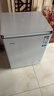 海尔（Haier）142L单温冰柜小型家用小冰柜商用减霜一级能效冷藏冷冻转换深冷冷柜小冰箱BC/BD-142GHW9D国家补贴 实拍图
