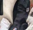 NBA篮球袜子男士抗菌防臭秋冬保暖全毛圈加厚毛巾底运动跑步棉袜3双 实拍图