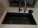 JOMOW水槽5.0加厚厨房大单槽一体盆304不锈钢洗碗池槽多功能洗菜盆GL/d 75*46【5.0加厚】耐磨耐刮 【默认发右下水】左下水需下单备注 实拍图