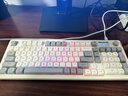 狼途（Langtu）L98奶油骑士98键 有线静音键盘 Gasket结构 RGB灯效 人体工学 实拍图