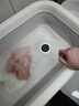 十月结晶婴儿洗澡盆新生儿大号可折叠宝宝无线数显浴盆+浴架月魄灰 实拍图